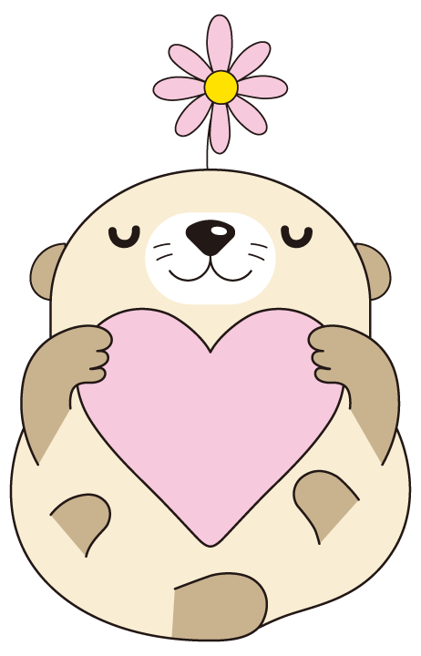 らっこキッズクリニックキャラクター